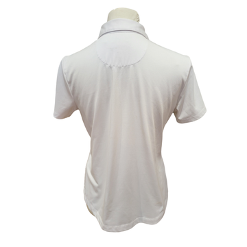 EP Pro White, Black & Lime Dash Print Polo Size M - 0
