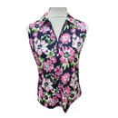 Jofit Navy, Hot Pink & Lime Floral Sleeveless Golf Polo SIze S-1