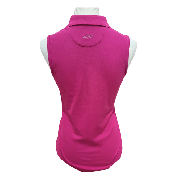 Greg Norman Women's Deep Pink Sleeveless Golf Top Size XS