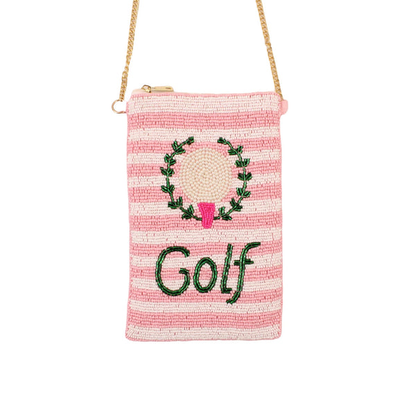 New Best of Golf America Phone Beaddie Crossbody - Paloma