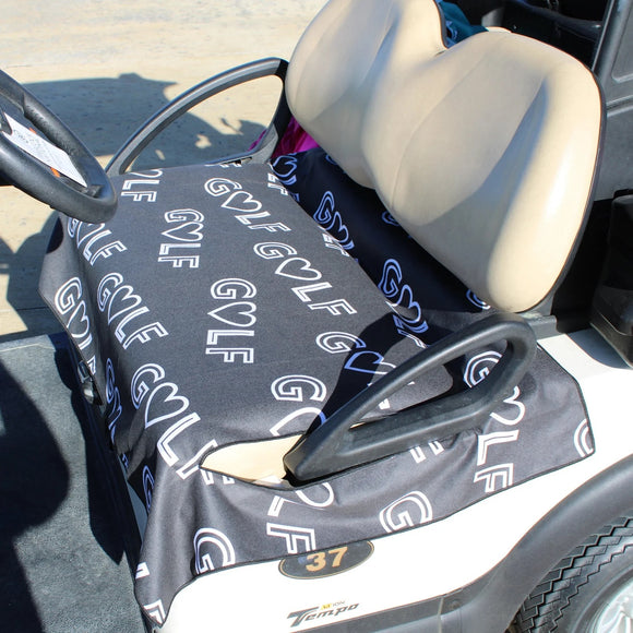 New Best of Golf America Golf Cart Seat Cover - Tee'd Up Love