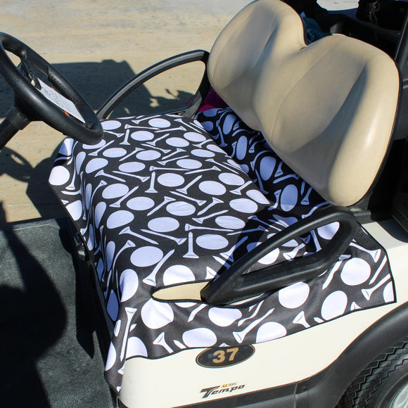 New Best of Golf America Golf Cart Seat Cover - Tee'd Up Love