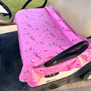 New Best of Golf America Golf Cart Seat Cover - Hot Pink Cosmos-1