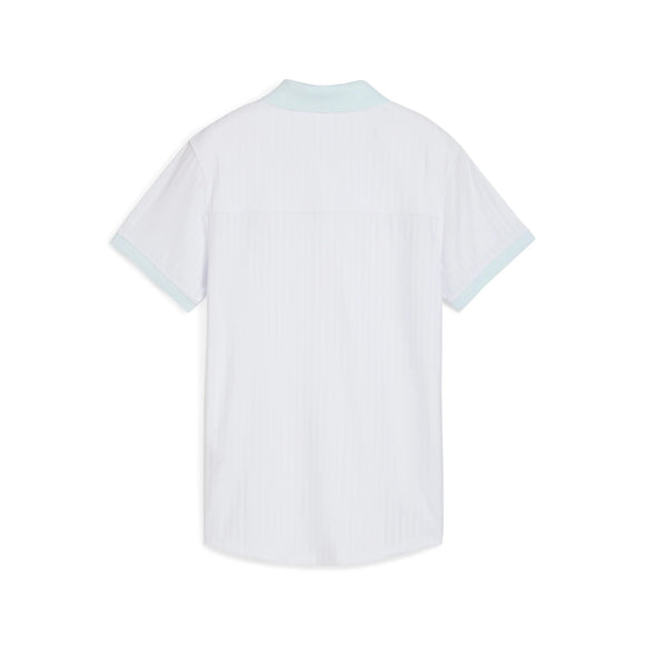 New Puma Women's MATTR Jaquard Stripe Short Sleeve Golf Polo MSP$