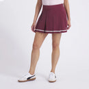 New Puma Women's Stripe Pleated Golf Skort - Ruby Shimmer MSP$75-1