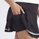 New Puma Stripe Pleated Golf Skort - Black MSP$75-3
