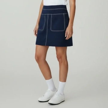 Tory Sport Navy Skirt w/ White Thread Size S