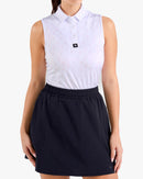 New Women's Bad Birdie Legs for Days -Friosty Petal Sleeveless Golf Polo-1