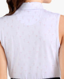 New Women's Bad Birdie Legs for Days -Friosty Petal Sleeveless Golf Polo-2