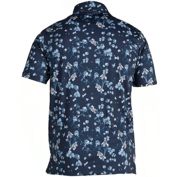 New Women's Bad Birdie Midnight Garden Golf Polo