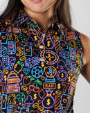 New Sunday Swagger Women's The Gambler Sleeveless Golf Polo-2