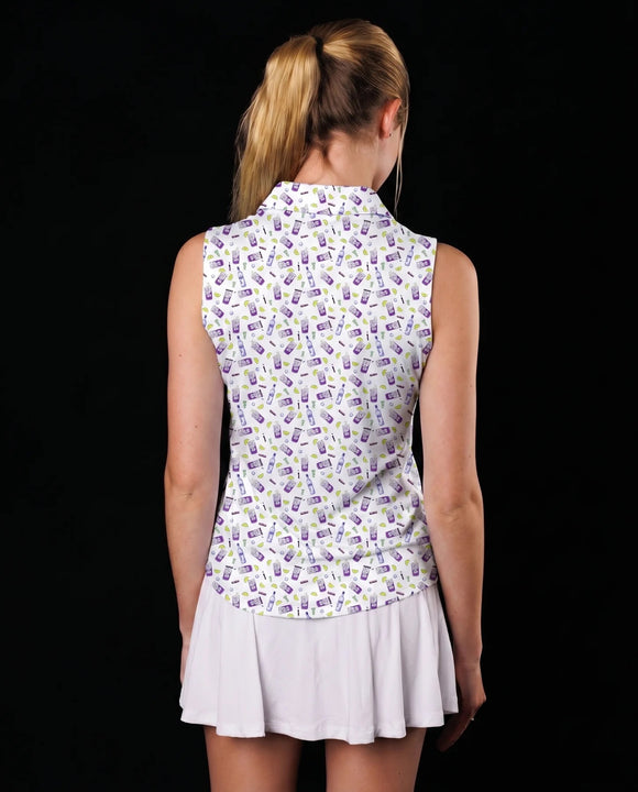 New Sunday Swagger Women's Transfusion Sleeveless Golf Polo