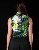 New Sunday Swagger Sleeveless Golf Polo - Palm Rush-2