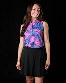 New Sunday Swagger Sleeveless Golf Top - Sea Breeze-1