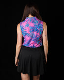 New Sunday Swagger Sleeveless Golf Top - Sea Breeze-2