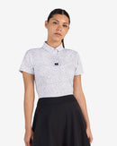 New Bad Birdie Women's Core Performance Golf Polo - Salt Shaker-1