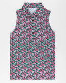 New Kenny Flowers Women's The Azaleas Sleeveless Golf Polo-1