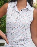 New Kenny Flowers Margaritaville - Afternoon Golf Sleeveless Polo-1
