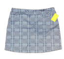 Pebble Beach Black & White Plaid Golf Skort Size M-1