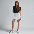 New G/Fore Women's Silky Nylon A-Line Golf Skort- Snow Size S MSP$145-2