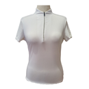 New Tail Activewear Chalk Nicah Short Sleeve Golf Top Size M MSP$91-1