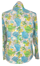 Ibkul Paddy Print Long Sleeve Sun Shirt Size XL-2