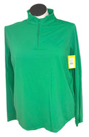 Ibkul Solid 1/4 Zip Sun Shirt Pullover-1