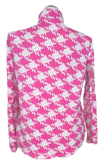 Ibkul Juno Print Adjustable Length Long Sleeve Sun Shirt Size XL - 0