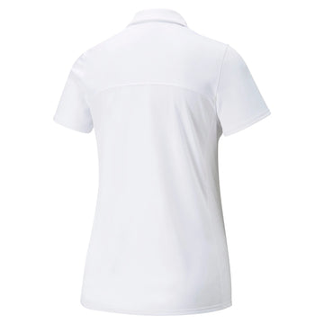 New Puma White Gamer Polo Size L - 0