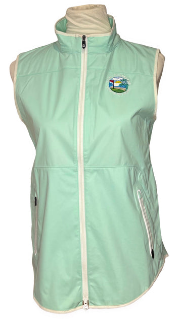 Footjoy Mint Full Zip Vest w/ Logo Size S