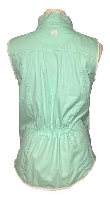 Footjoy Mint Full Zip Vest w/ Logo Size S - 0