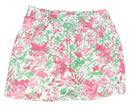 Pebble Beach Women's Pink & Green Patterned Golf Skort Size M-1