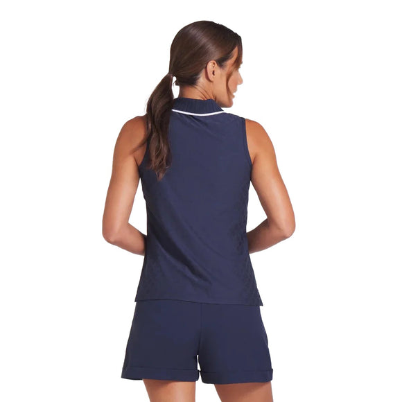 New Puma Women's X AP Jacquard Sleeveless Golf Polo MSP$75