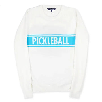 New Ame & Lulu White Pickleball Golf Sweater Size S MSP$132