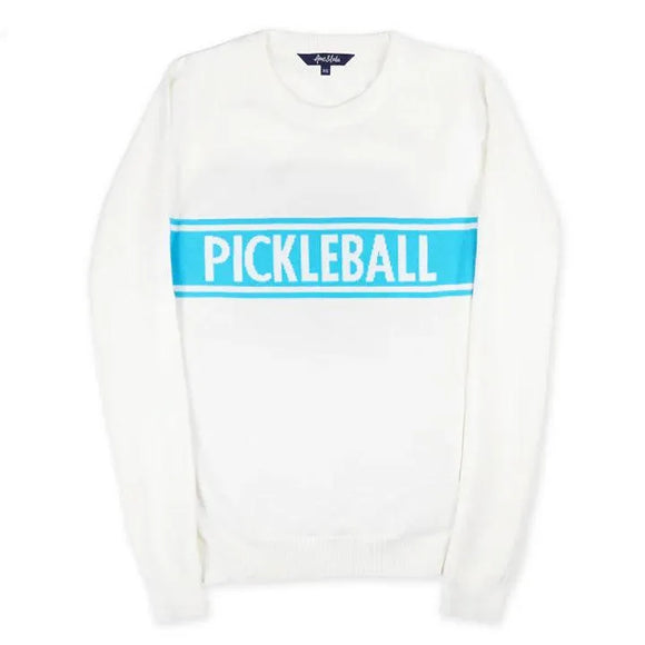 New Ame & Lulu White Pickleball Golf Sweater Size S MSP$132