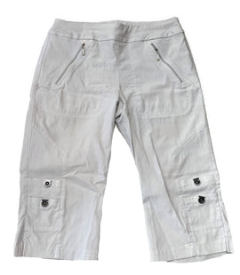 Jamie Sadock Women's Light Gray Bermuda Golf Short Size 12