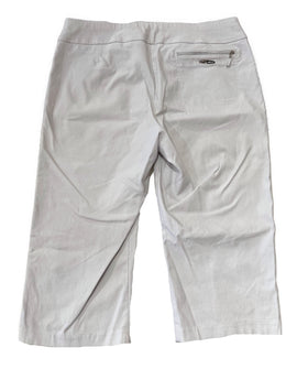Jamie Sadock Women's Light Gray Bermuda Golf Short Size 12 - 0