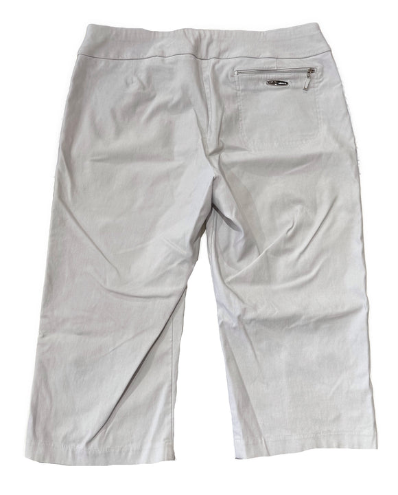 Jamie Sadock Women's Light Gray Bermuda Golf Short Size 12