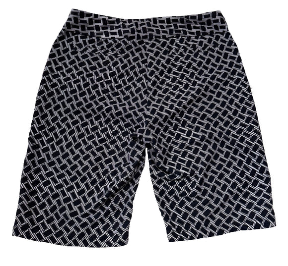 Tail White Label Women's Black & White Print Golf Shorts Size 12
