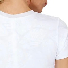 New Tail Activewear Oriana Short Sleeve Tennis Top - Fading Leaves Size M MSP$70