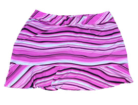 Tail Women's Pink & Black Striped Golf Skort Size XL