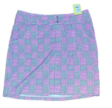 Jofit Women's Fuchsia, White & Gray Plaid Skort Size 10