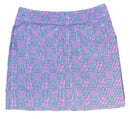 Jofit Women's Fuchsia, White & Gray Plaid Skort Size 10-2