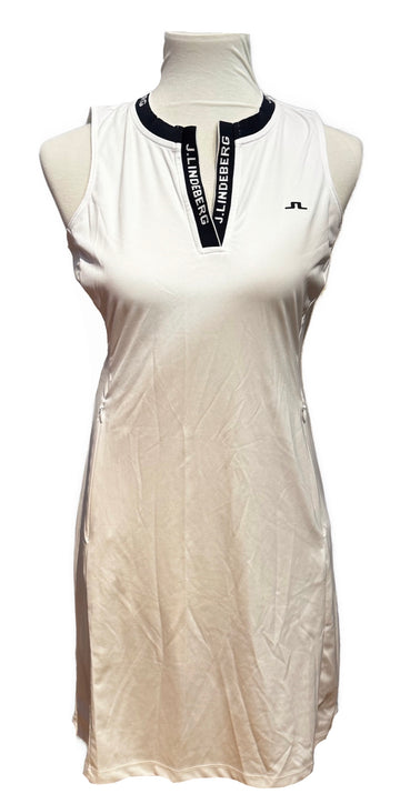 J.Lindeberg White Sleeveless Golf Dress Size S MSP$155