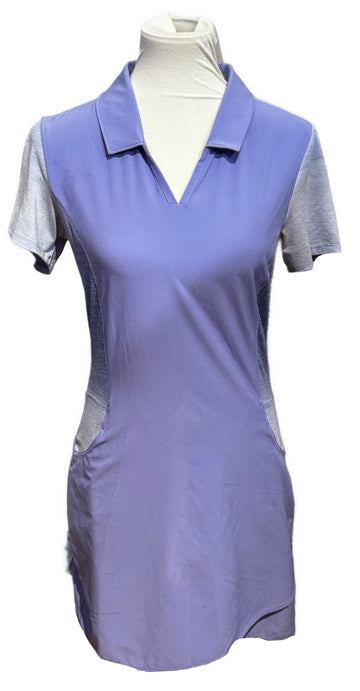 Adidas Golf Periwinkle Heather Polo Dress Size S