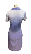 Adidas Golf Periwinkle Heather Polo Dress Size S-2