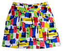 Ibkul Primary Color Abstract Skort Size S-1
