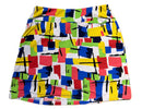 Ibkul Primary Color Abstract Skort Size S-2