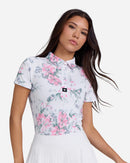 New Bad Birdie Women's Core Golf Polo - Spring Showers-1