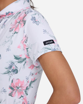 New Bad Birdie Women's Core Golf Polo - Spring Showers - 0